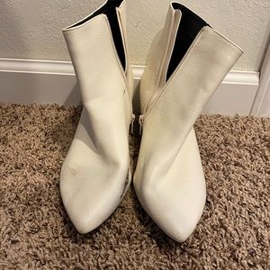 White booties